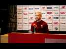 Nicolas Raskin (Standard de Liège) avant le match face à Ostende, en ouverture des Playoffs 2