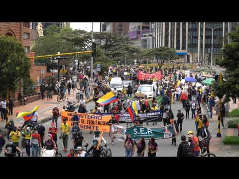 Eighth day of anti-government protests begins in Colombian capital