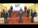 Family photo of first in-person G7 Foreign ministers' meeting since pandemic began