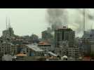 Smoke billows following fresh Israeli strike on Gaza City