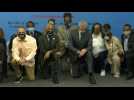NYC mayor, Rev. Al Sharpton, other leaders take a knee on first anniversary of Floyd’s death