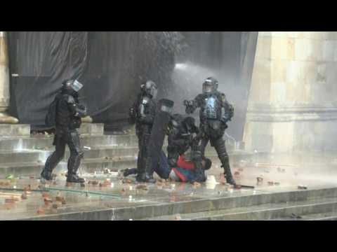 Further clashes in Bogota on eighth day of Colombia protests