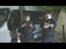 Police stand guard after French officer killed during anti-drug operation in Avignon