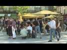 In western France, crowds flock to cafe terraces as lockdown eased
