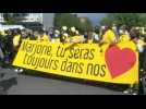 People march to pay tribute to 17-year-old killed near Paris