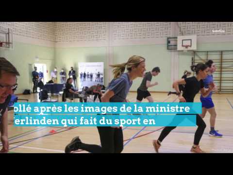 Tollé après les images de la ministre Annelies Verlinden qui fait du sport en intérieur