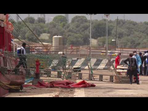 Ocean Viking disembarks 236 rescued migrants in Sicily