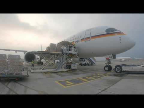 German military flies aid supplies to virus-hit India