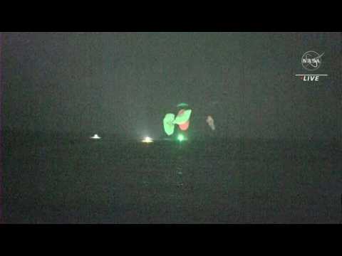 SpaceX crew splashes down off Florida