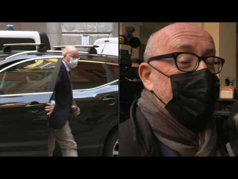 Lawyers arrive for second day of French murder trial