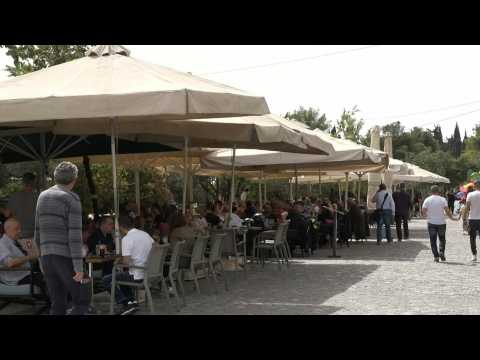 Greece's restaurants and cafes reopen as the country eases lockdown