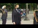 France's Macron attends ceremony marking WWII Victory Day