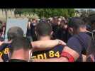 Tribute for French police officer killed in drug raid in Avignon