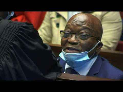 South Africa's embattled Zuma back in court for new corruption trial