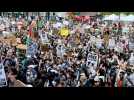 Thousands join pro-Palestinian rally in Boston