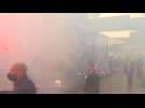 Football/Champions League: Fans cheer as PSG bus heads for stadium ahead of semi-final