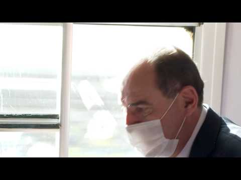 French PM Castex rides Paris-Nice night train as service reopens