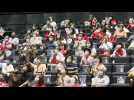 Tokyo 2020: Softball fans watch final from theatre as Japan fights for gold