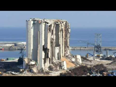 Beirut port on the morning of the first anniversary of deadly blast