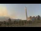 Smoke seen near Turkish thermal power plant in area of wildfires