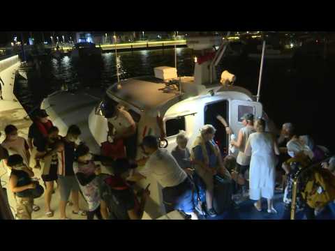 Hundreds evacuated by boat after wildfires reach Turkish power plant