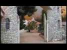 Flames surround island monastery as fires rage in Greece