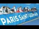 Football: PSG fans wait for Messi's arrival at Parc des Princes in Paris