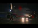 UK military plane arrives in England carrying evacuees from Afghanistan