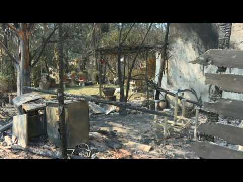 Images of homes hit by wildfire near France's Saint-Tropez