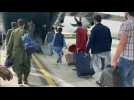 Afghans board French evacuation flights in Kabul airport
