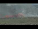 Water bombers tackle blaze in France's southern Var region