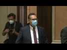 Austria's former vice-chancellor Strache arrives at court