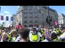 Environmental group Extinction Rebellion stage protest at London's Oxford Circus