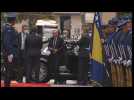 Turkish President Erdogan arrives in Sarajevo