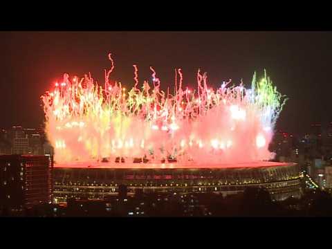 Tokyo 2020: Fireworks mark end of Olympic Games