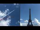 Tokyo 2020: Flypast above Paris marks handover of Olympics