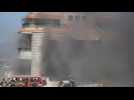 Angry Lebanese set fire to home of fuel tanker owner in Lebanon