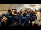 Italian diplomats, Afghans arrive in Rome from Kabul
