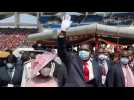 Hakainde Hichilema sworn in as president of Zambia