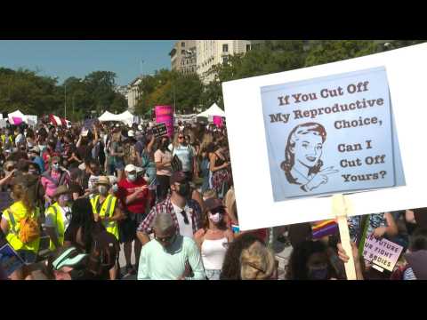 Battle for abortion rights hits streets of Washington DC