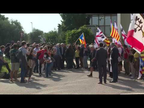 Ex-Catalan leader arrives for Spain extradition hearing in Italy