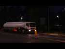 Fuel tankers leave depot as UK army set to deliver petrol amid fuel crisis