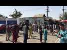 Afghanistan: Images of people in Kunduz city centre following mosque blast