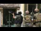 Lebanese army mobilise in the streets of Beirut as gunshots heard following protest