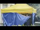 Police presence at the home of suspect held on suspicion of murdering UK MP David Amess