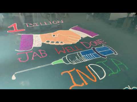 'Jab well done': India marks one billionth Covid jab