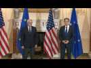 Blinken hosts EU foreign policy chief Josep Borrell at State Dept