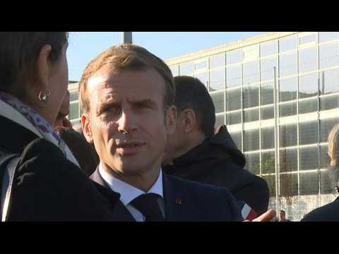 2024 Olympics: Macron visits Paris suburb which will host Games