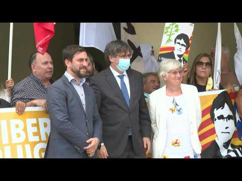 Exiled former Catalan leader Puigdemont leaves court in Italy after extradition hearing