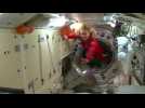 Russian crew arrives at the ISS to film first movie in space